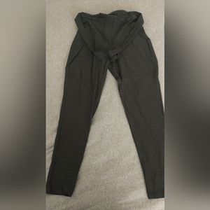 Black Fashion Nova Stretchy High waist pants 1X w/ attached belt